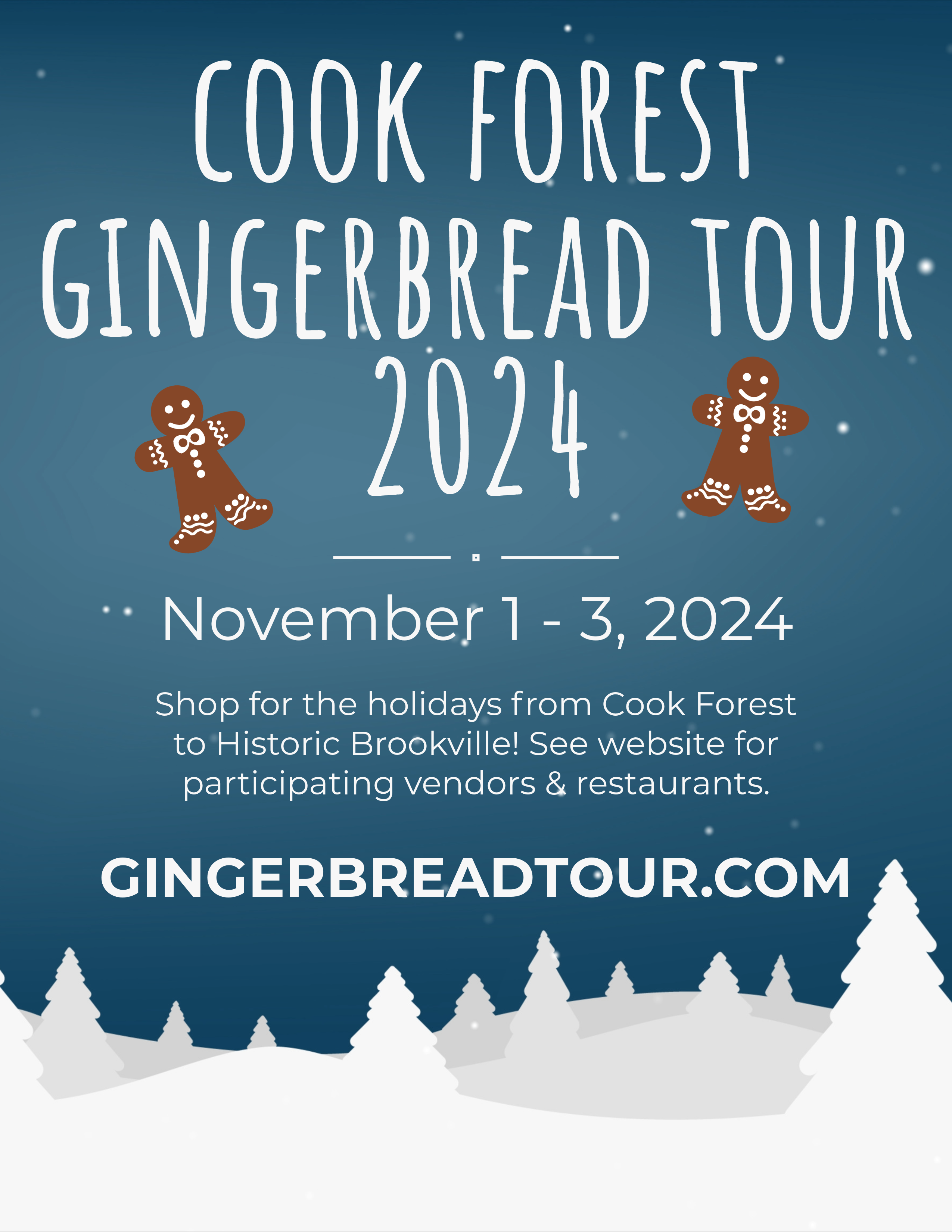 2024 Gingerbread Tour Flyer