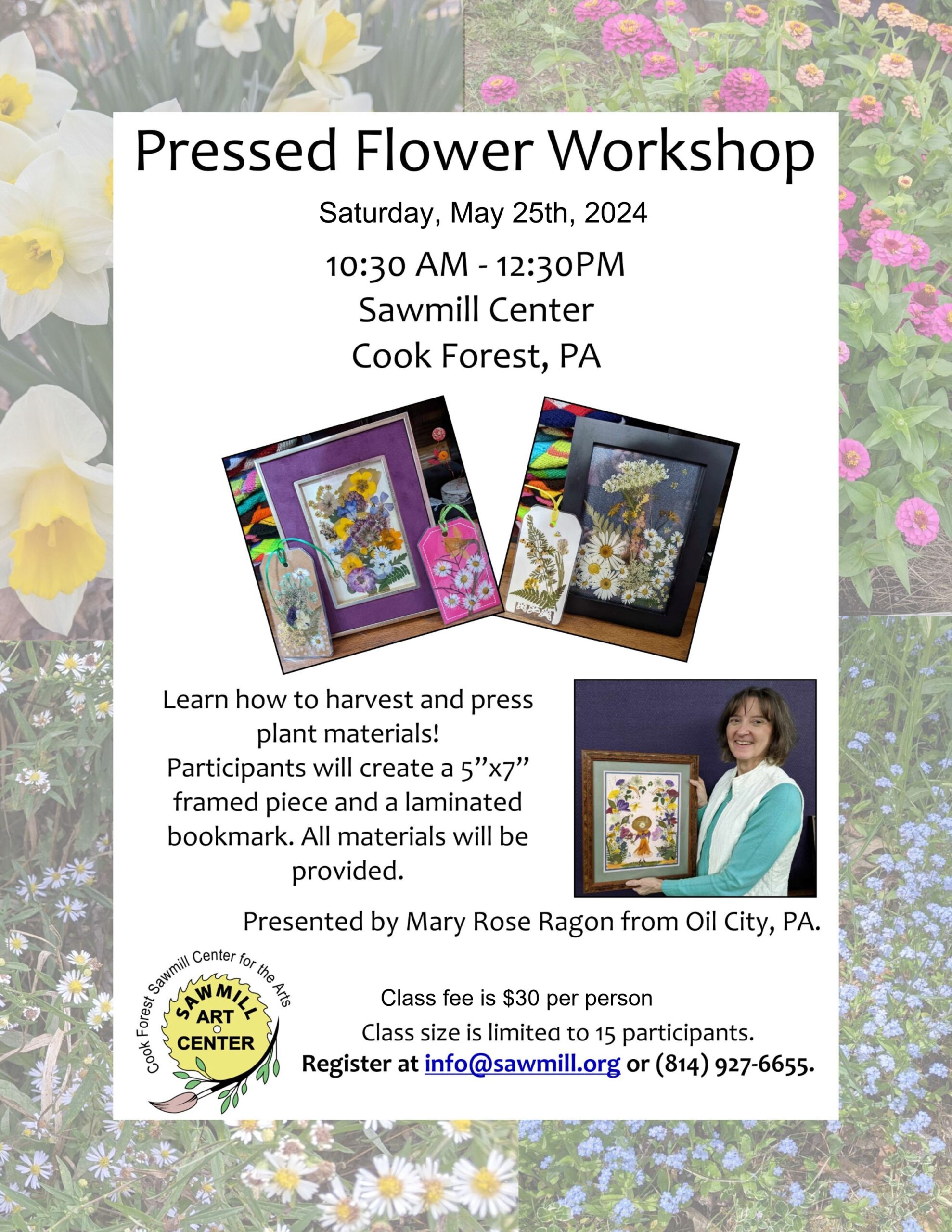 2024 Pressed Flower Workshop